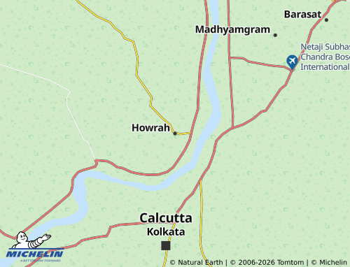 Carte MICHELIN Howrah - ViaMichelin