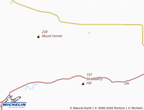 Mapa MICHELIN Mount Horner - ViaMichelin