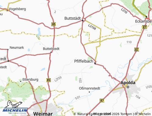 MICHELIN Rohrbach map - ViaMichelin