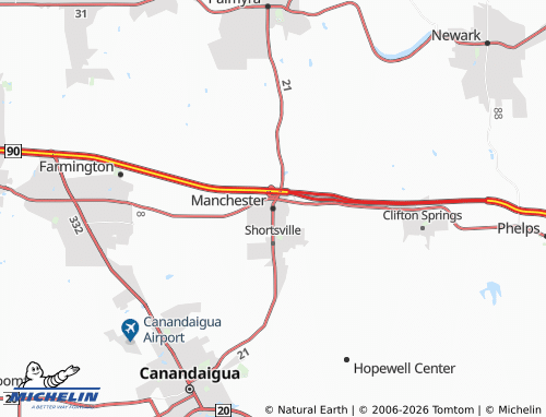 Mapa MICHELIN Manchester - ViaMichelin