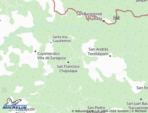 Mapa MICHELIN Benito Juárez - ViaMichelin