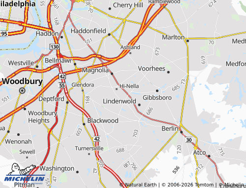 Mappa MICHELIN Stratford - ViaMichelin