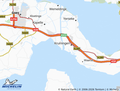 MICHELIN Hansweert map - ViaMichelin