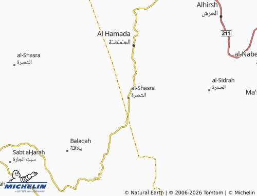 Carte MICHELIN al-Shasra - ViaMichelin