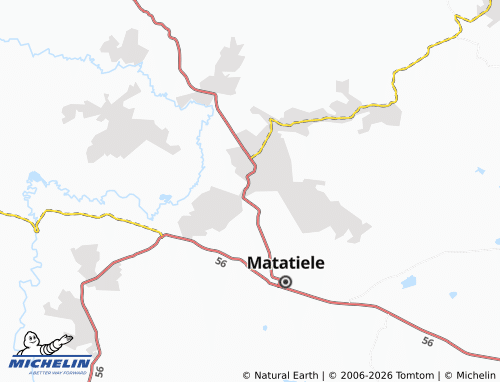 MICHELIN-Landkarte Mapateng - ViaMichelin