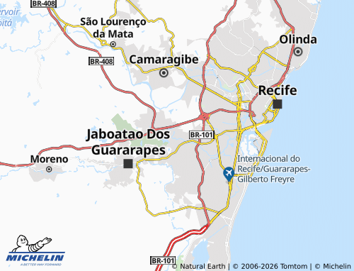 Mapa MICHELIN Coqueiral - ViaMichelin
