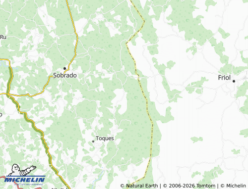 MICHELIN-Landkarte A Baloira - ViaMichelin