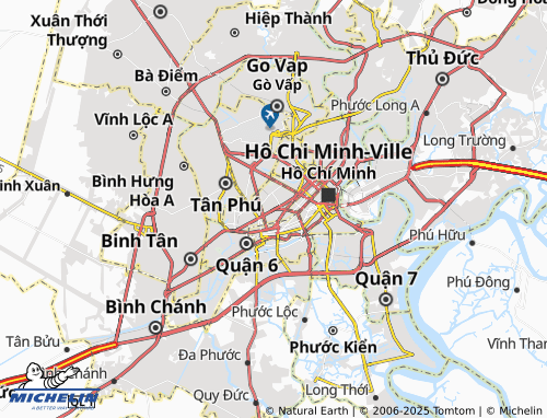 MICHELIN Phường 14 map - ViaMichelin