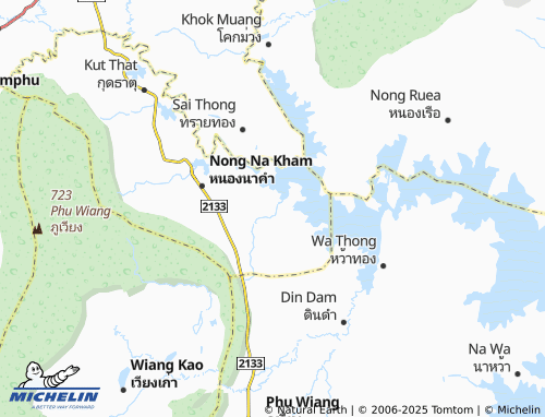MICHELIN Khanuan map - ViaMichelin