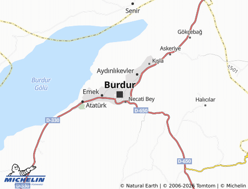 Carte MICHELIN İnönü - ViaMichelin