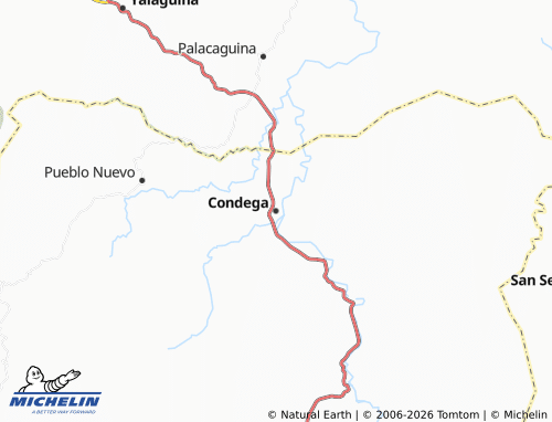 MICHELIN Condega map - ViaMichelin