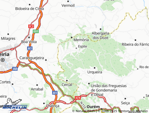 MICHELIN Cortes map - ViaMichelin
