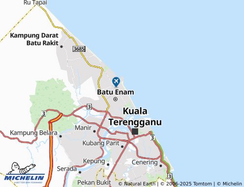 MICHELIN Rumah Murah 100 map - ViaMichelin