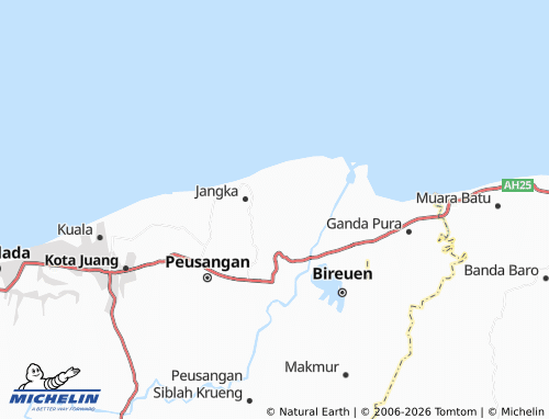 Carte MICHELIN Bada Timu - ViaMichelin