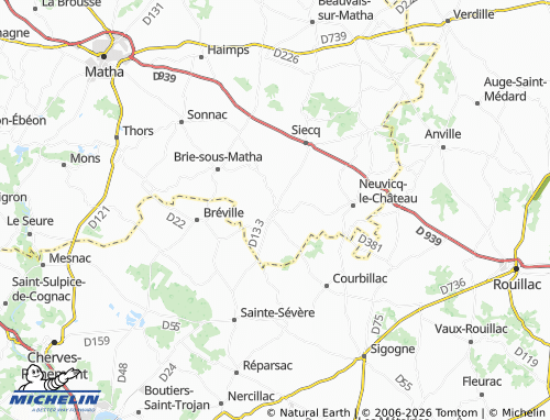 Mapa MICHELIN Macqueville - ViaMichelin
