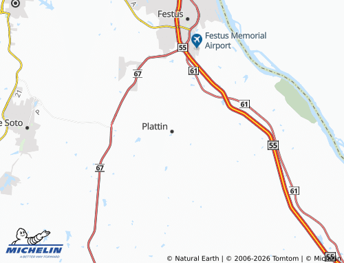 Mapa MICHELIN Plattin - ViaMichelin