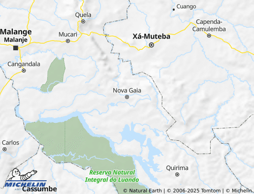 MICHELIN Cambundi Catembo map - ViaMichelin