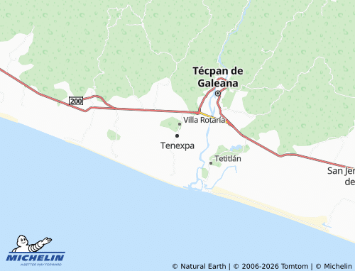 MICHELIN Tenexpa map - ViaMichelin