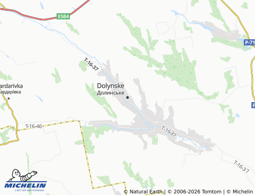 Mapa MICHELIN Dolynske - ViaMichelin