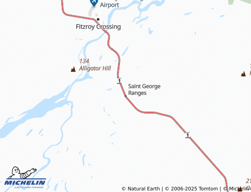MICHELIN Saint George Ranges map - ViaMichelin