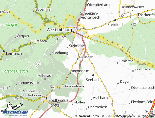 MICHELIN-Landkarte Riedseltz - ViaMichelin