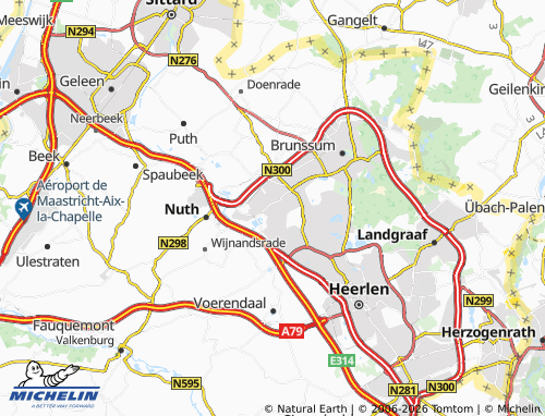 Mapa MICHELIN Hoensbroek - ViaMichelin