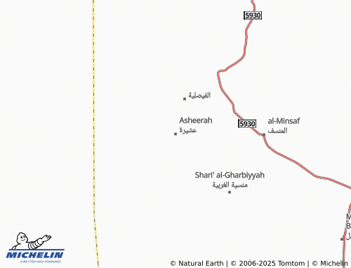 MICHELIN Ushayrah map - ViaMichelin