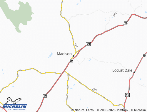 Mapa MICHELIN Madison - ViaMichelin
