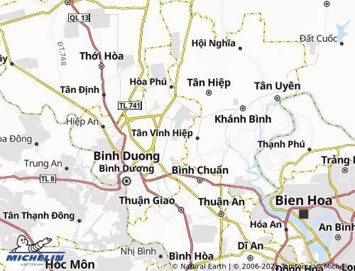 Kaart MICHELIN Phú Tân - ViaMichelin