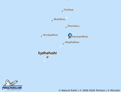 MICHELIN Maalhos map - ViaMichelin