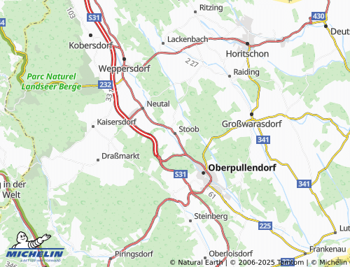 Carte MICHELIN Stoob - ViaMichelin