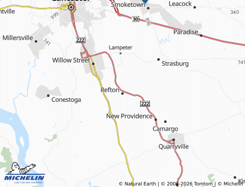 Carte MICHELIN Refton - ViaMichelin
