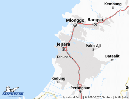MICHELIN Panggang map - ViaMichelin