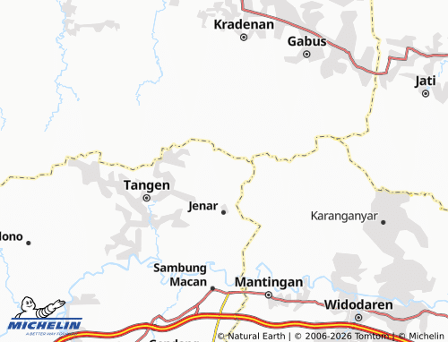 MICHELIN Banyuurip map - ViaMichelin