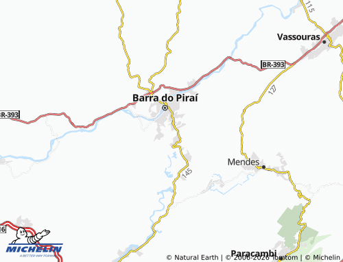 Mapa MICHELIN Vargem Grande - ViaMichelin