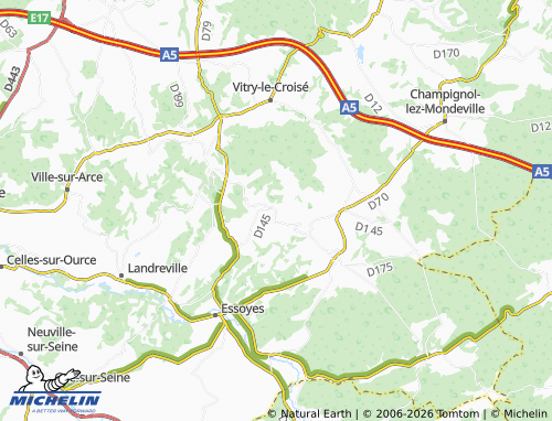 Mappa MICHELIN Noé-les-Mallets - ViaMichelin