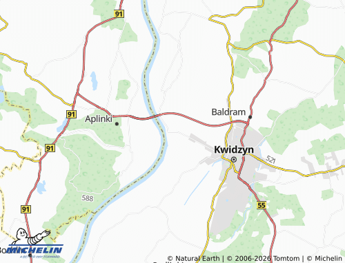 Mappa MICHELIN Korzeniewo - ViaMichelin