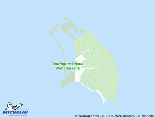 MICHELIN Codrington map - ViaMichelin