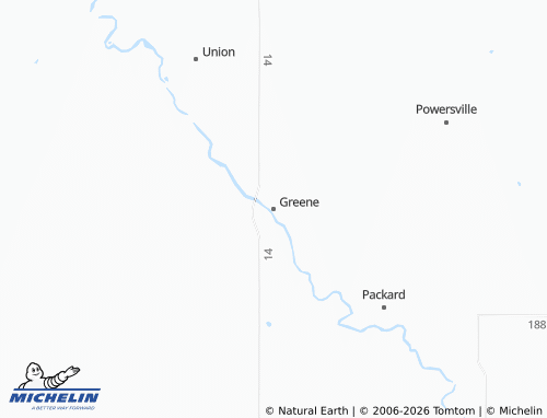 Mappa MICHELIN Greene - ViaMichelin