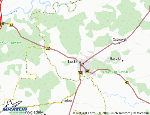 Carte MICHELIN Budziska - ViaMichelin