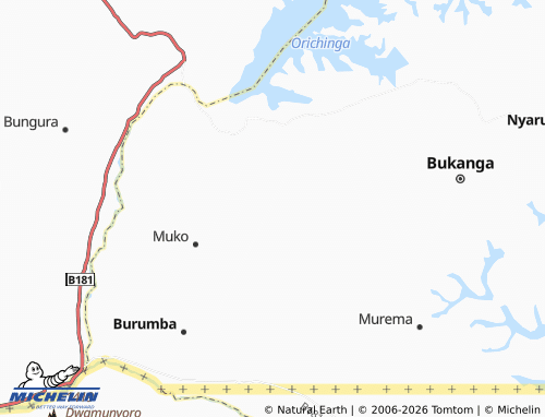 Mappa MICHELIN Burungamo - ViaMichelin