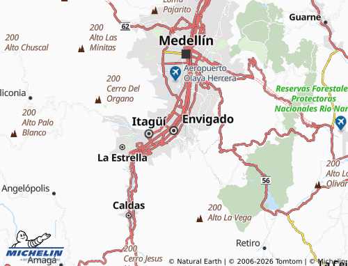 MICHELIN Alcalá map - ViaMichelin