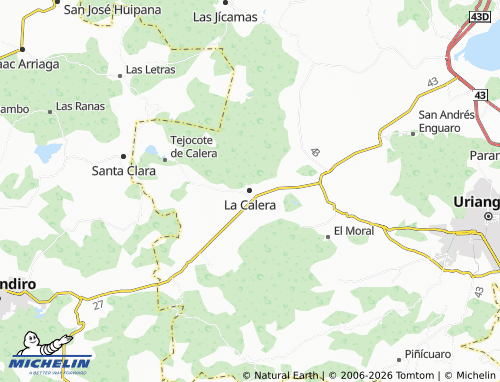 MICHELIN La Calera map - ViaMichelin