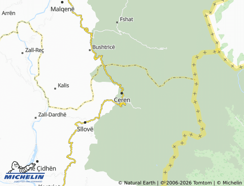 Carte MICHELIN Ceren - ViaMichelin