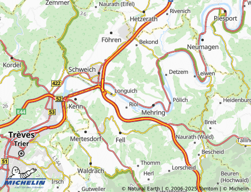 MICHELIN Longen map - ViaMichelin