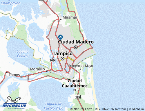 Mappa MICHELIN Lázaro Cárdenas - ViaMichelin