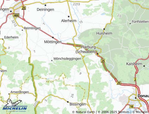 MICHELIN Möggingen map - ViaMichelin