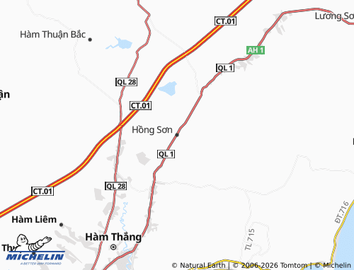 Mapa MICHELIN Hồng Sơn - ViaMichelin