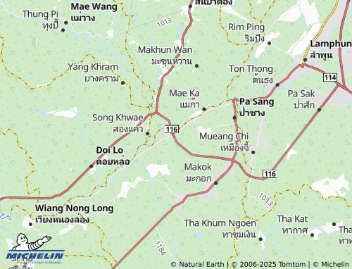 MICHELIN Ban Ruean map - ViaMichelin