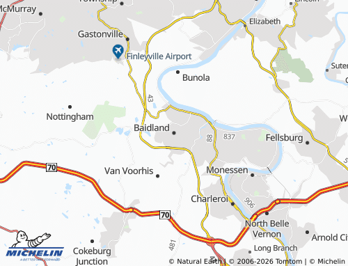 Carte MICHELIN Baidland - ViaMichelin